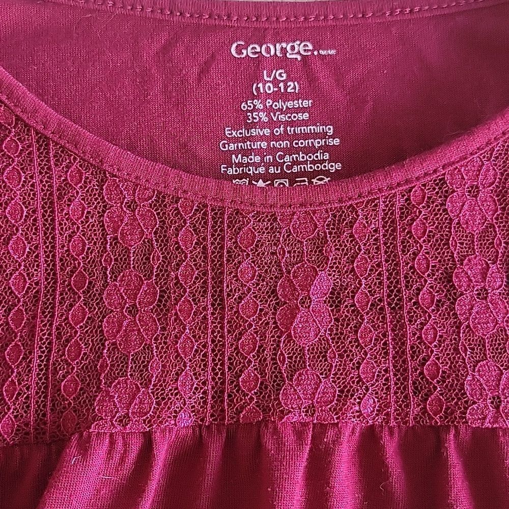 🌼3/$25🌼 George lace blouse - Picture 3 of 3